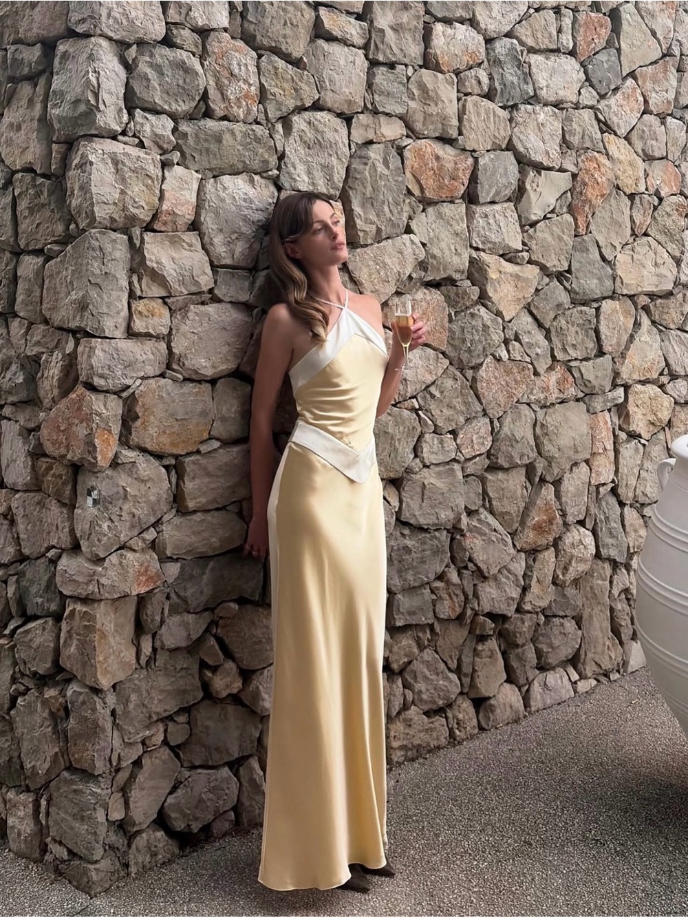 Reformation Jillian Silk Dress